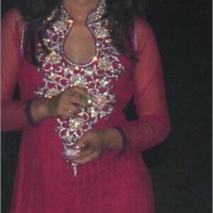 Beautiful Anarkali Dress with Heavy embroidery